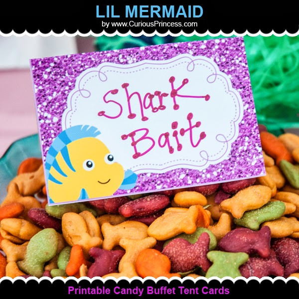 Little Mermaid Birthday Party Food Ideas
 Curious Princess Glittery Lil Mermaid Birthday Party ideas