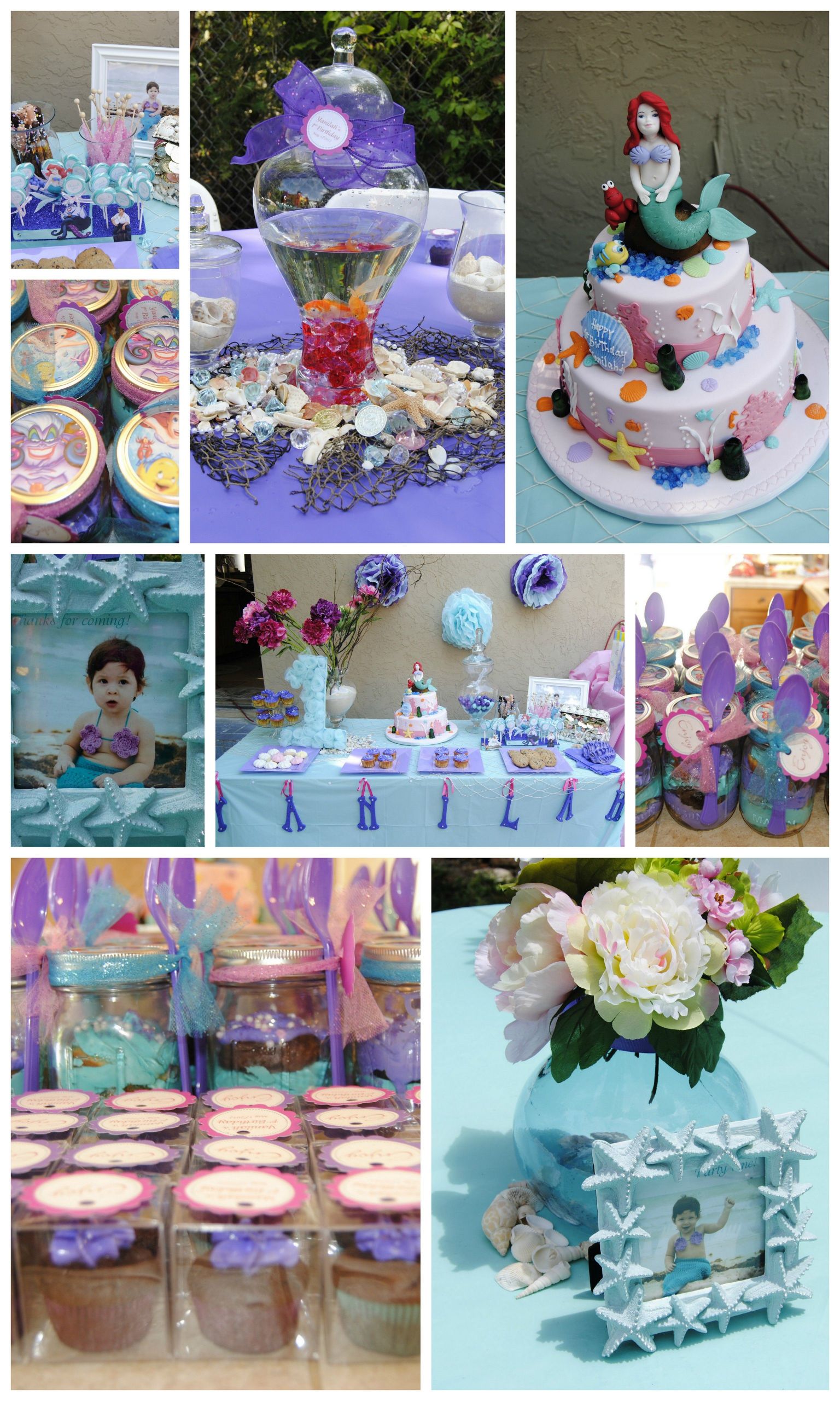 Little Mermaid Birthday Party Ideas Pinterest
 Little Mermaid Birthday party