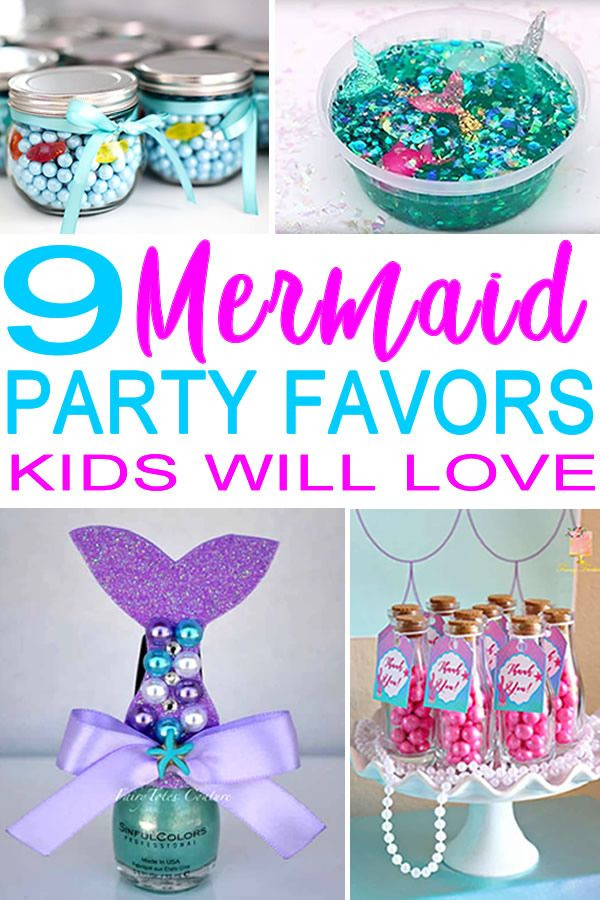 Little Mermaid Party Favor Ideas
 Mermaid Party Favor Ideas