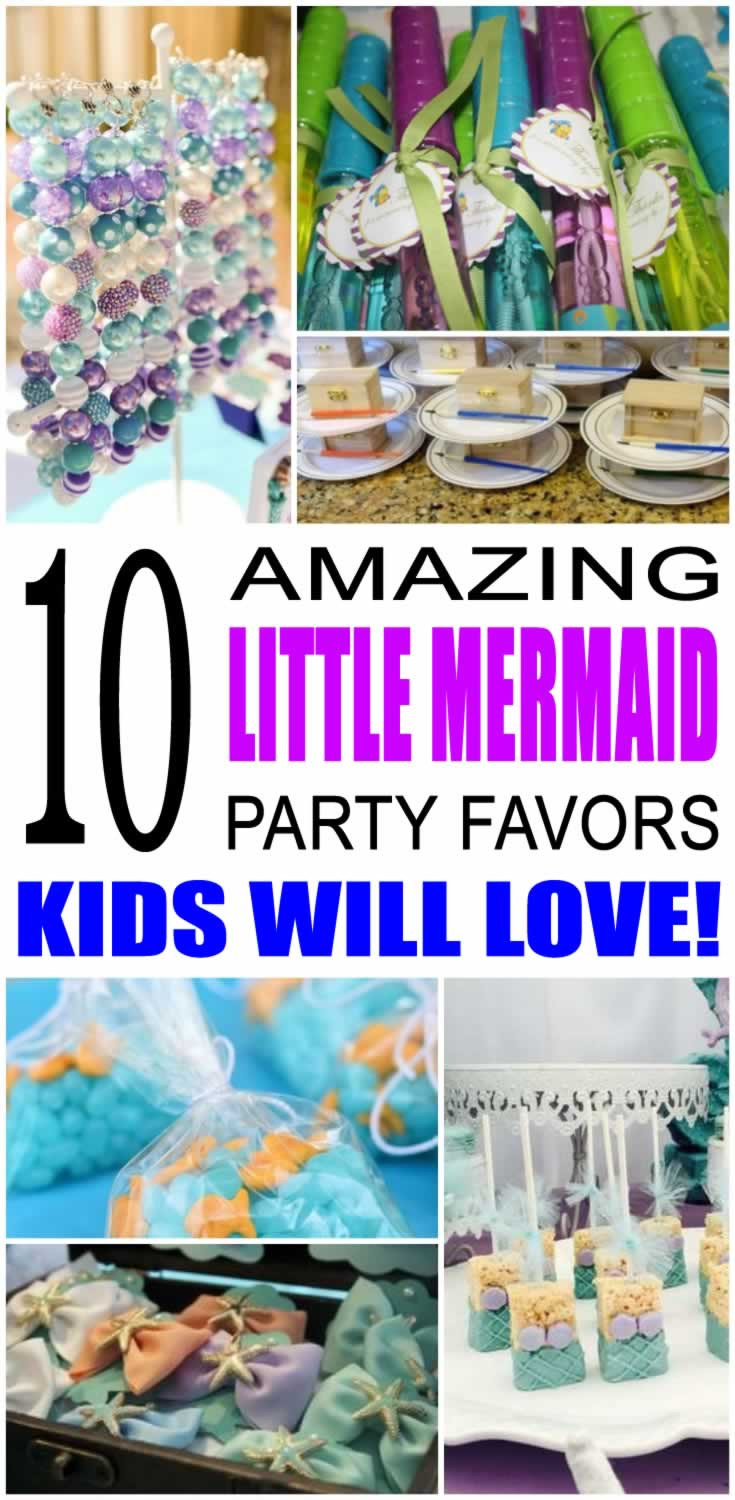 Little Mermaid Party Favor Ideas
 Little Mermaid Party Favor Ideas