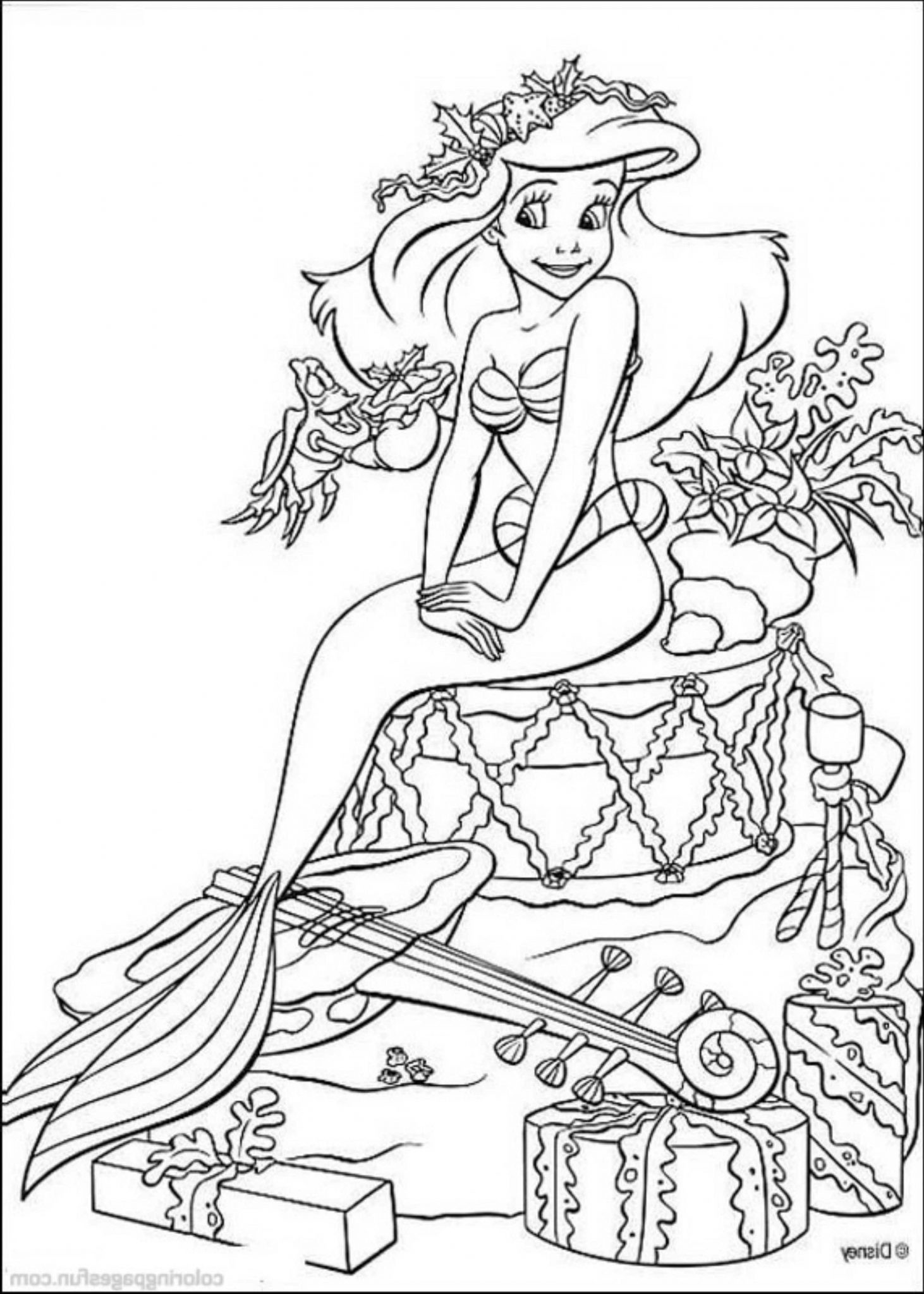 Little Mermaid Printable Coloring Pages
 printable little mermaid coloring pages