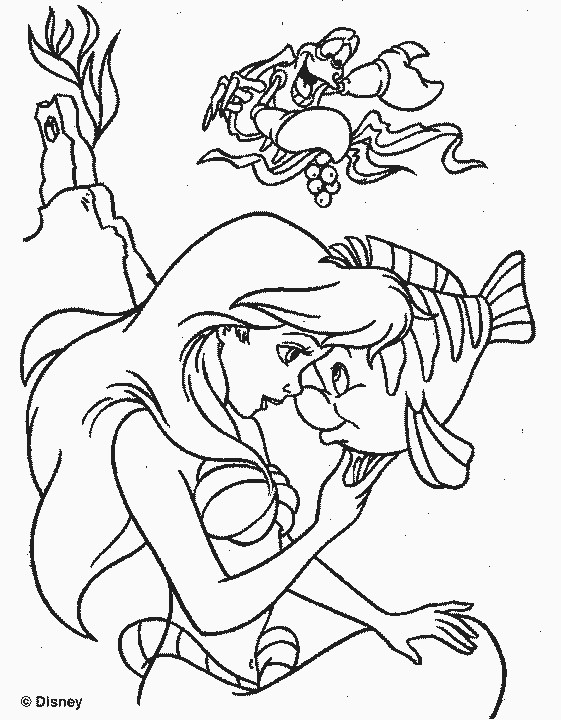Little Mermaid Printable Coloring Pages
 The little mermaid Coloring Pages Coloringpages1001