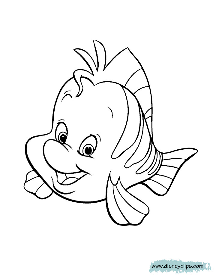 Little Mermaid Printable Coloring Pages
 The Little Mermaid Coloring Pages
