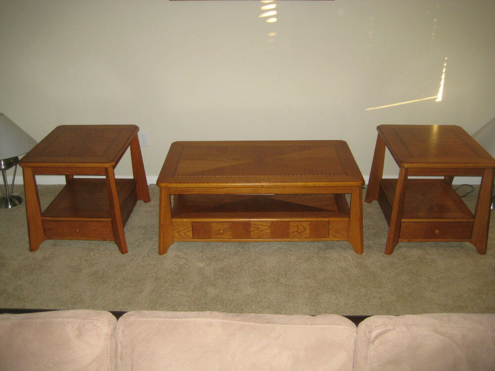 Living Room Coffee Table Sets
 3 Piece Living Room Coffee End Table Set LOOK
