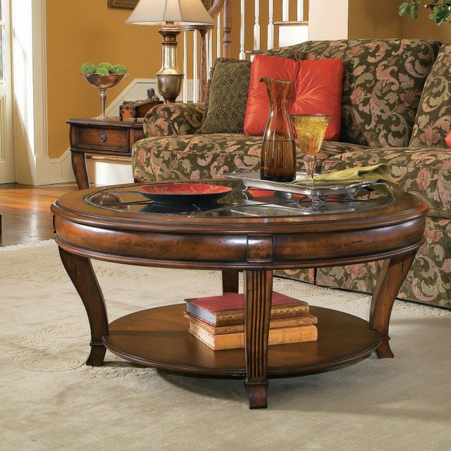 Living Room Coffee Table Sets
 Hooker Furniture Brookhaven 3 Piece Round Coffee Table Set
