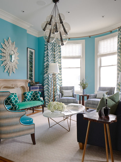 Living Room Colors Ideas
 Turquoise Living Room Home Design Ideas Remodel