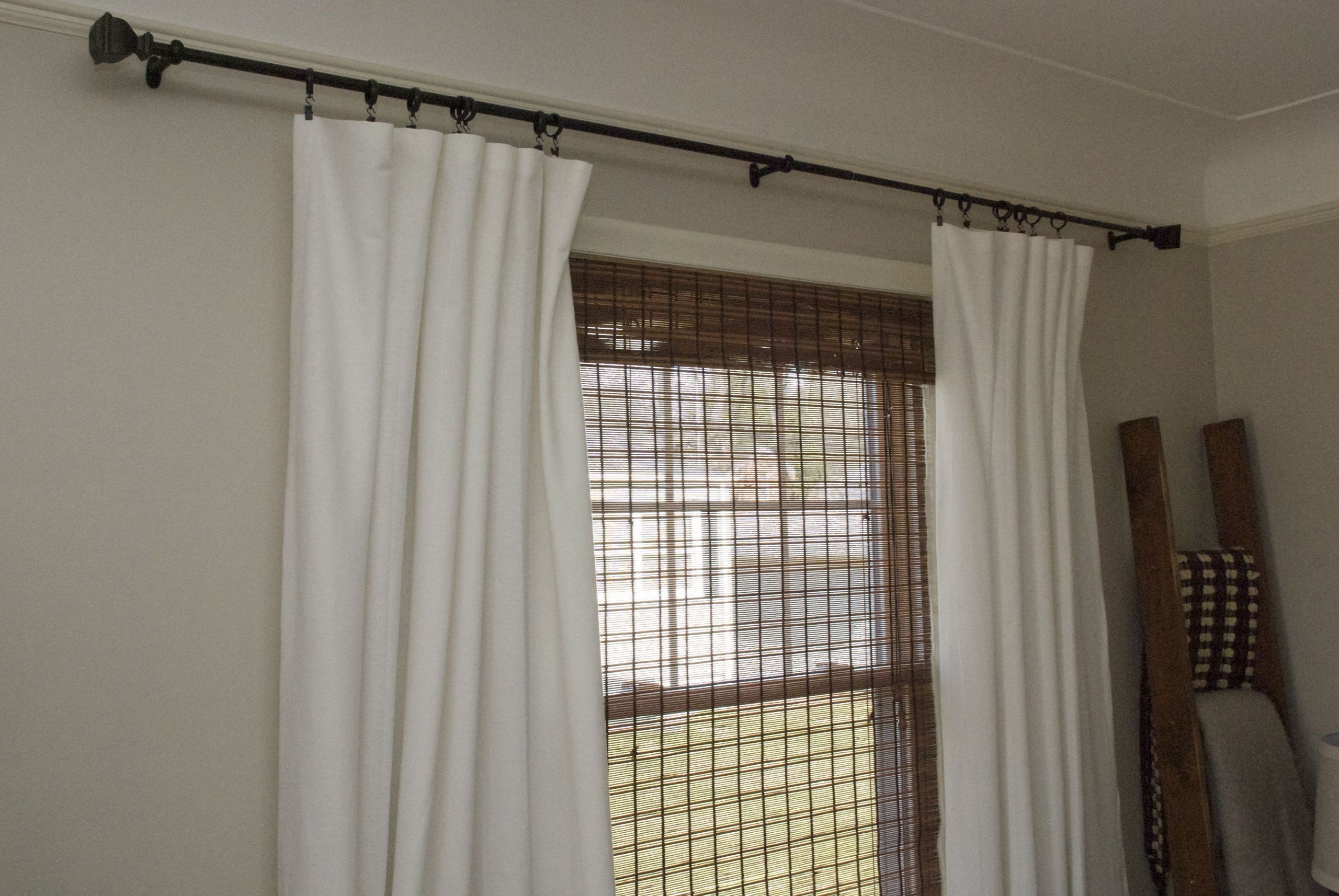 Living Room Curtain Rods
 Living room Curtain Rod b Before – the Chaseys