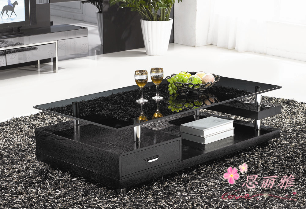 Living Room Glass Table
 wooden coffee table glass tea table wooden end table