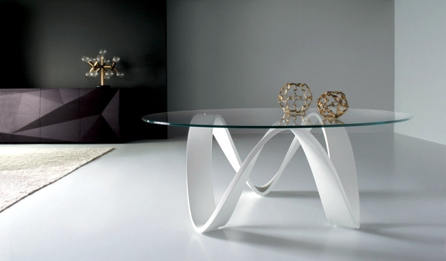Living Room Glass Table
 Design Ideas coffee table for modern living room – white