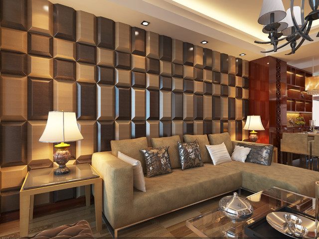 Living Room Wall Tiles
 3D Leather Tiles for Living Room Wall Designs Modern