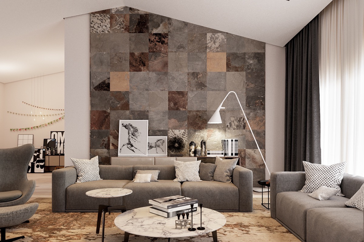 Living Room Wall Tiles
 Ceramic Wall Tiles For Living Room Interior Decoration