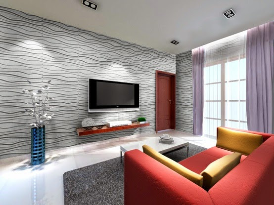 Living Room Wall Tiles
 Foundation Dezin & Decor Decorative wall tiles