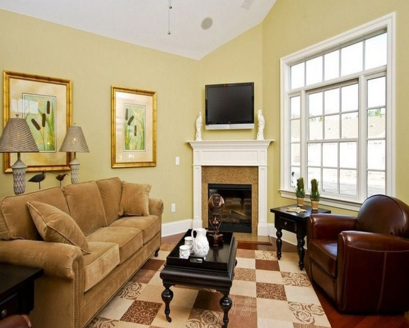 Living Room With Yellow Walls
 What color curtains with light yellow walls choosing