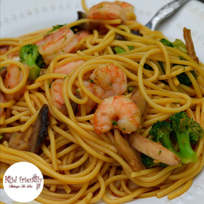 Lo Mein Noodles Recipe
 Easy Spaghetti Noodle Shrimp Lo Mein Recipe