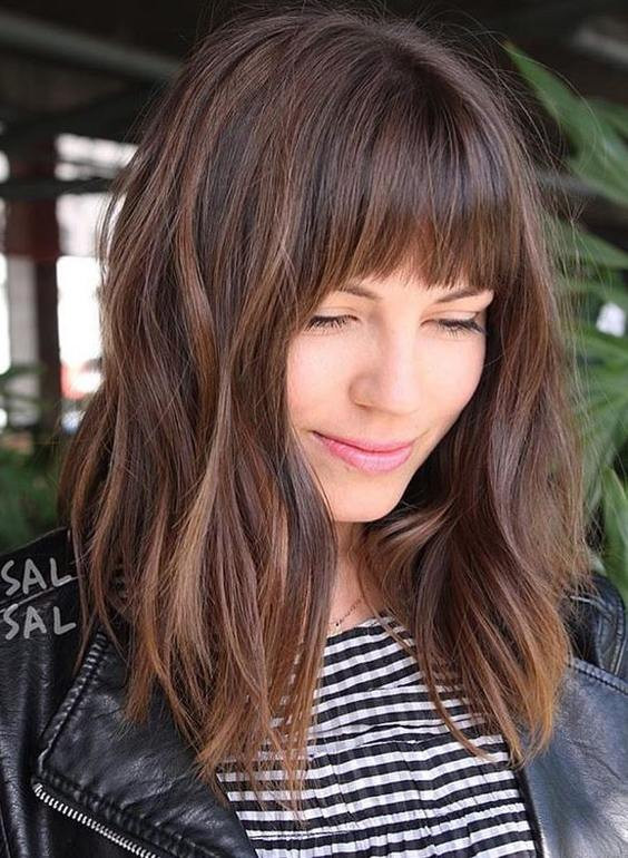 Long Bob Hairstyles With Bangs
 Gorgeous Long Bob Hairstyles in 2018 Cute Lob Cuts