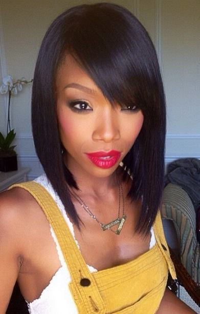 Long Bob Weave Hairstyles
 35 Simple But Beautiful Weave Hairstyles For Black Women