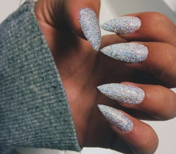Long Glitter Nails
 Top 30 Trendy Long Nail Designs You Would Love To Flaunt