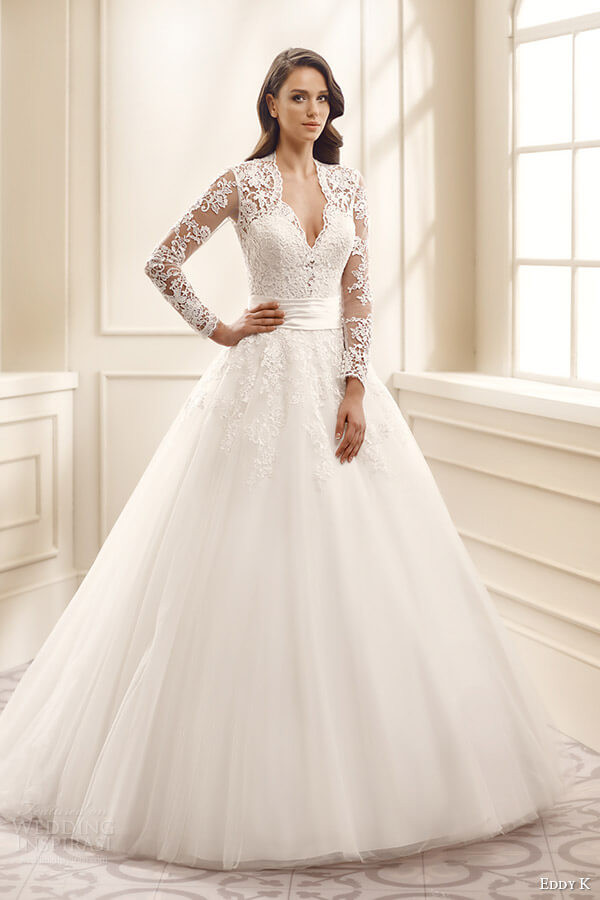 Long Gowns For Wedding
 45 of the Most Stunning Long Sleeve Wedding Dresses