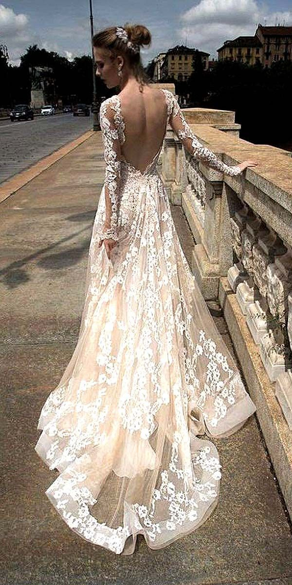 Long Gowns For Wedding
 36 Chic Long Sleeve Wedding Dresses Stuff to Buy