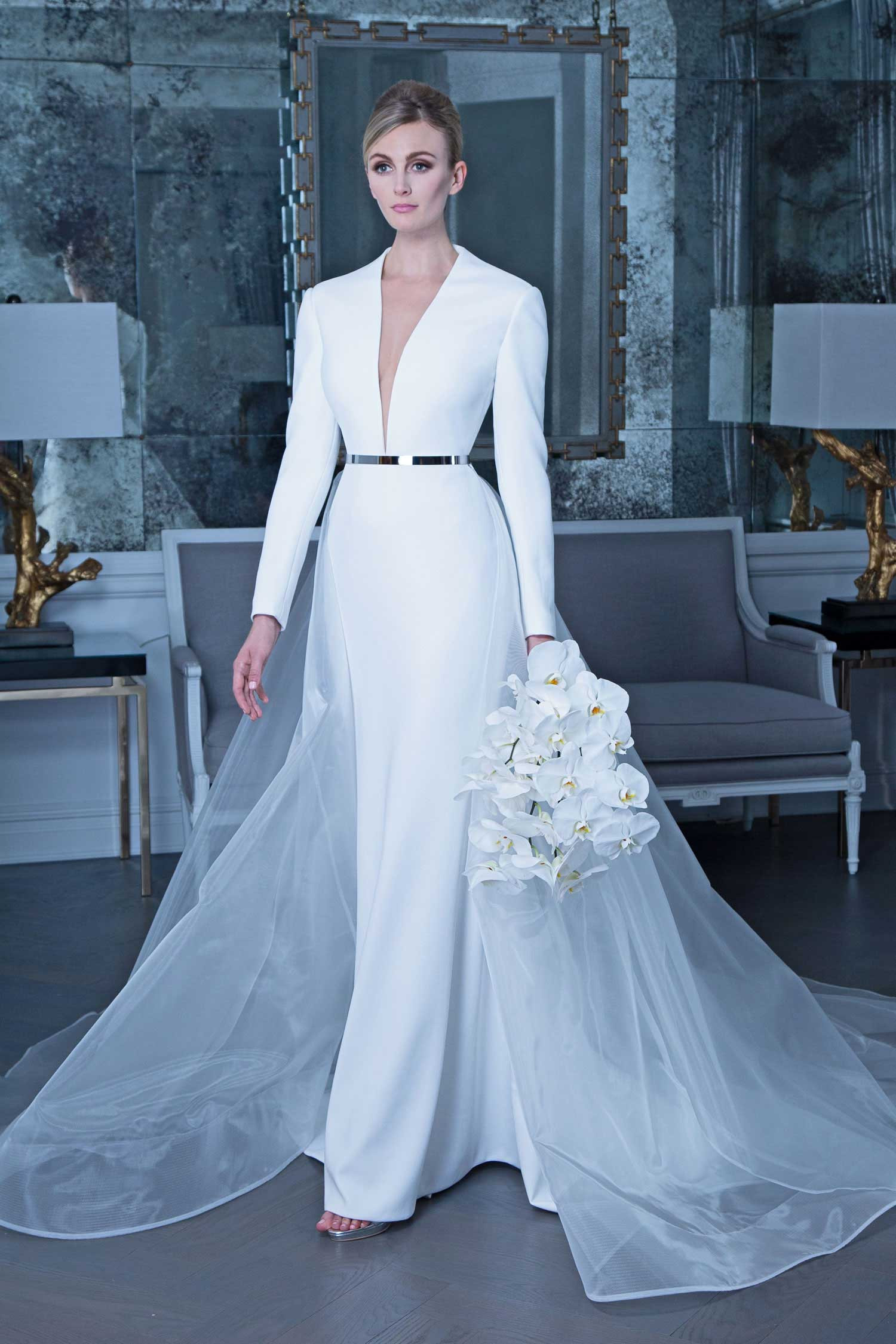 Long Gowns For Wedding
 Wedding Dresses Long Sleeve Bridal Gowns for Fall