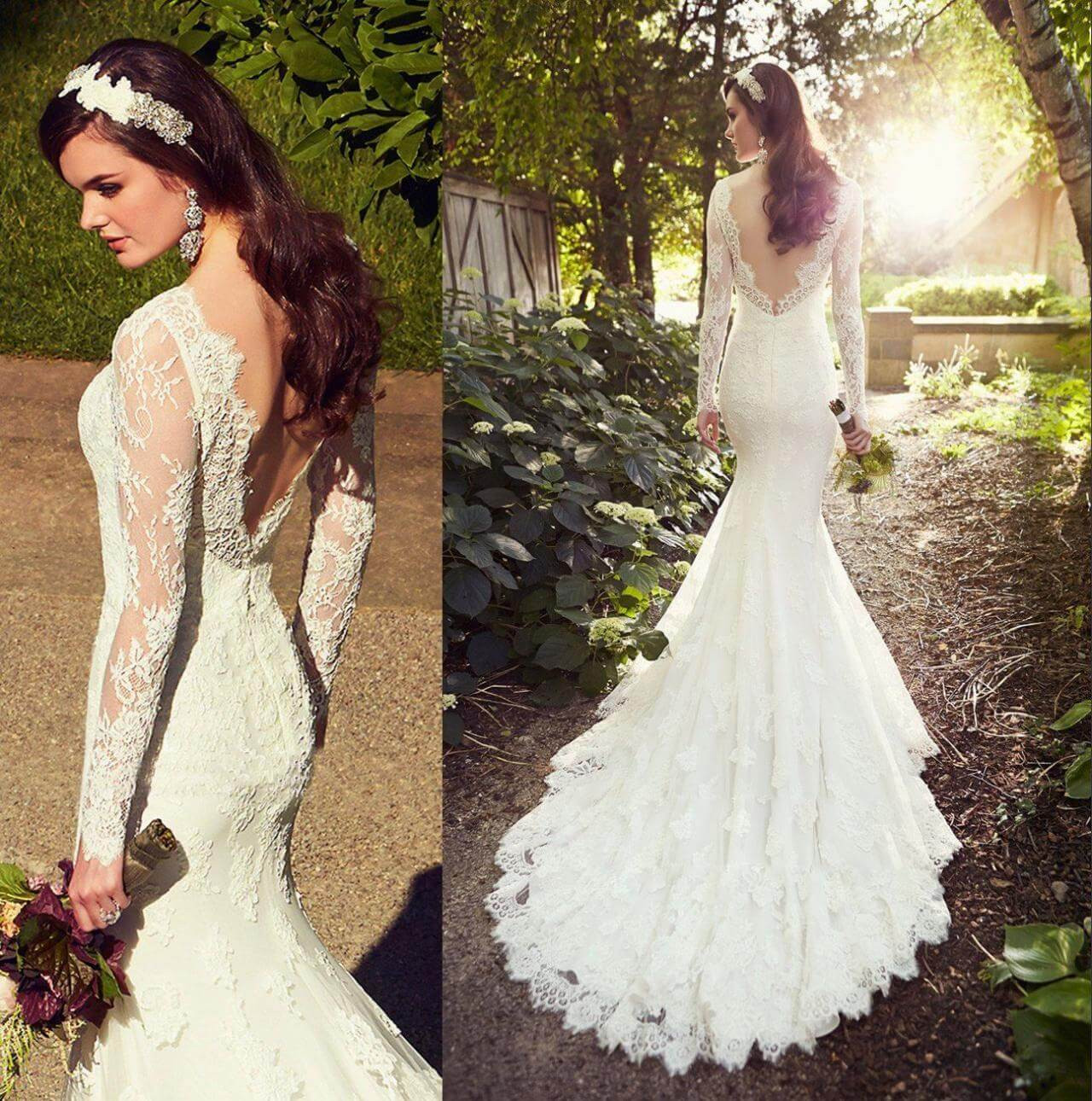 Long Gowns For Wedding
 45 of the Most Stunning Long Sleeve Wedding Dresses