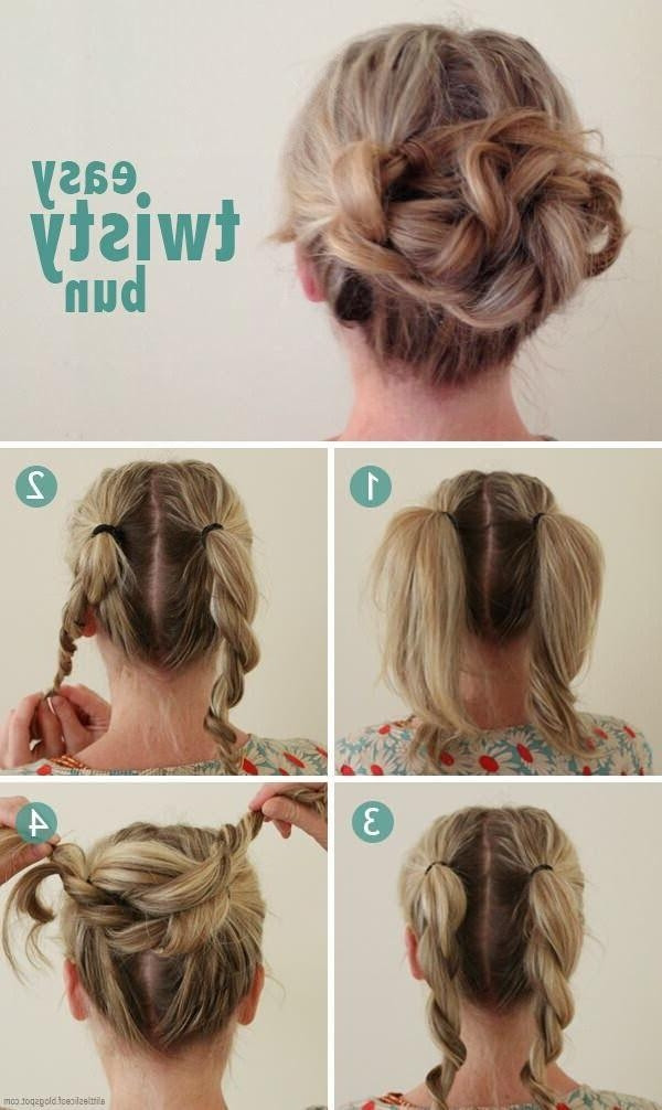 Long Hairstyles Updos Easy
 15 Ideas of Medium Long Updos Hairstyles