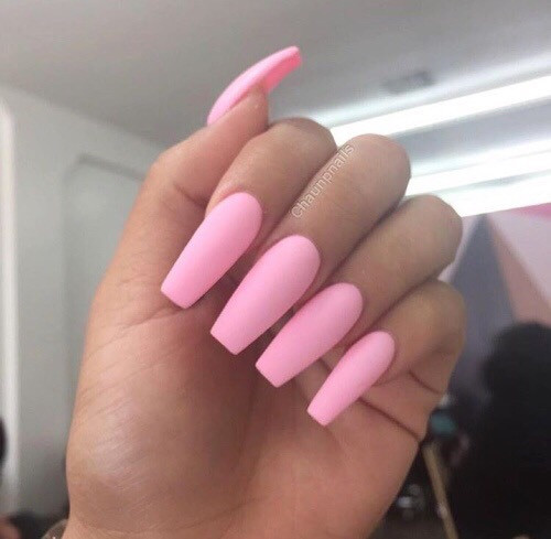 Long Pretty Nails
 beautiful fashion long long nails nail nails pink