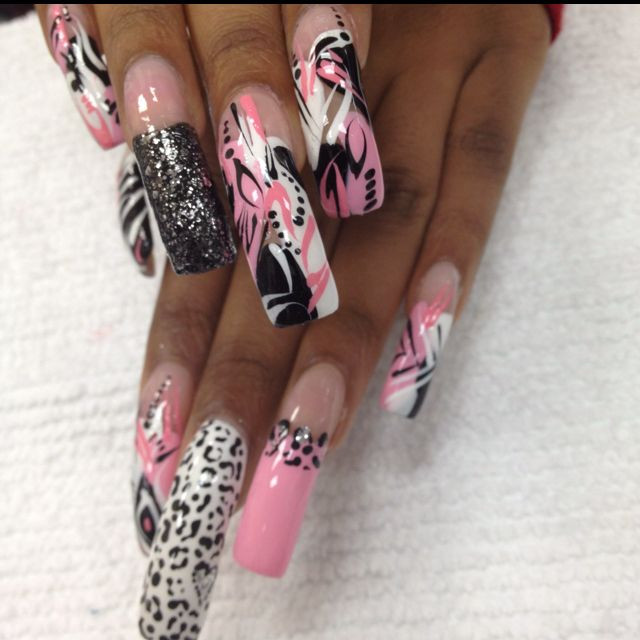 Long Pretty Nails
 1000 images about Nail Art 21 Stiletto and Long