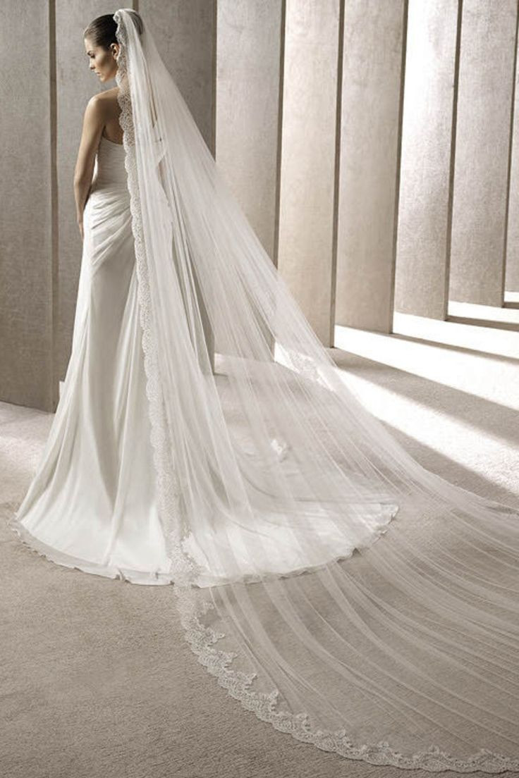 Long Wedding Veil
 Best 25 Long wedding veils ideas on Pinterest