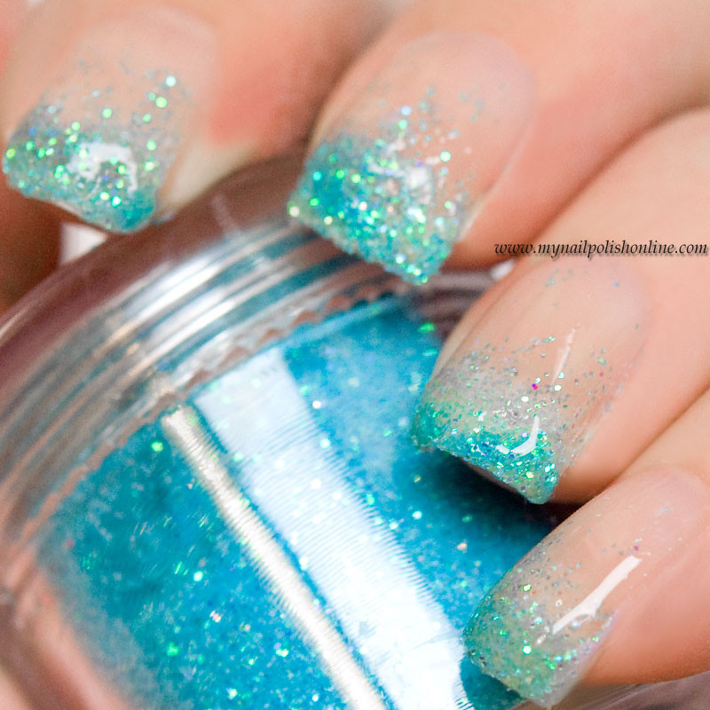 Loose Glitter Nails
 Gra nt with loose glitter My Nail Polish line
