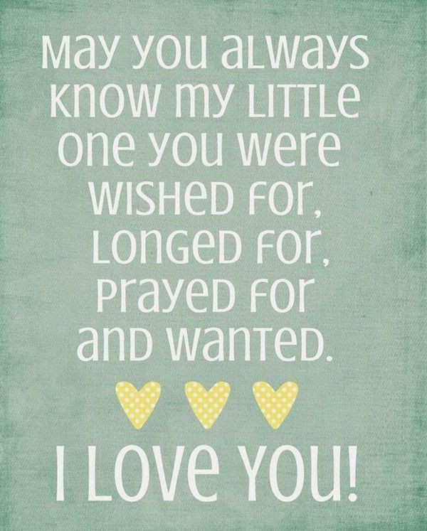 Love For Baby Quotes
 50 I Love My Children Quotes for Parents children