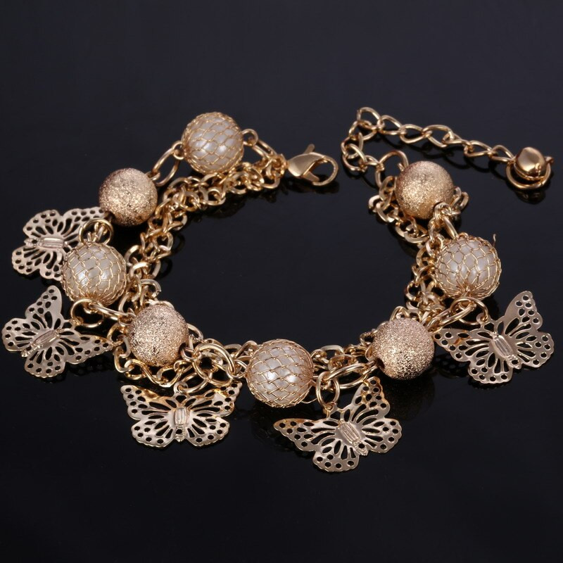 Lovely Charm Bracelet
 MINHIN Charm Bracelet For Women Lovely Butterfly Design