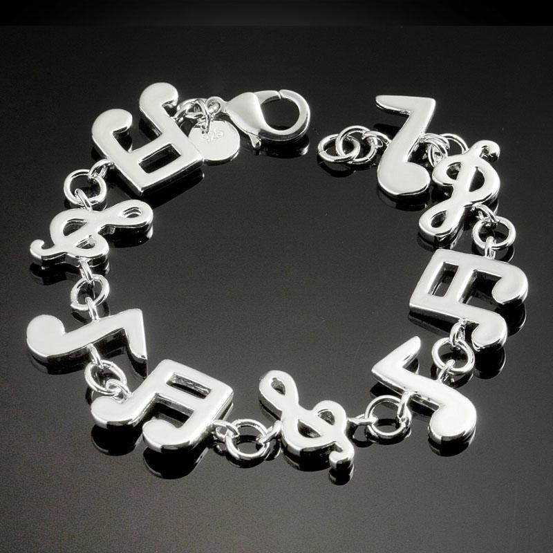 Lovely Charm Bracelet
 Lovely Charm Bracelet Music Note Silver Plated Rings
