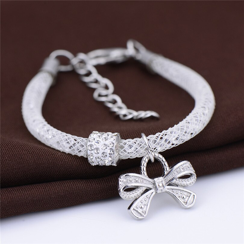 Lovely Charm Bracelet
 Aliexpress Buy 5 pcs lot Wholesale Fashion Mesh