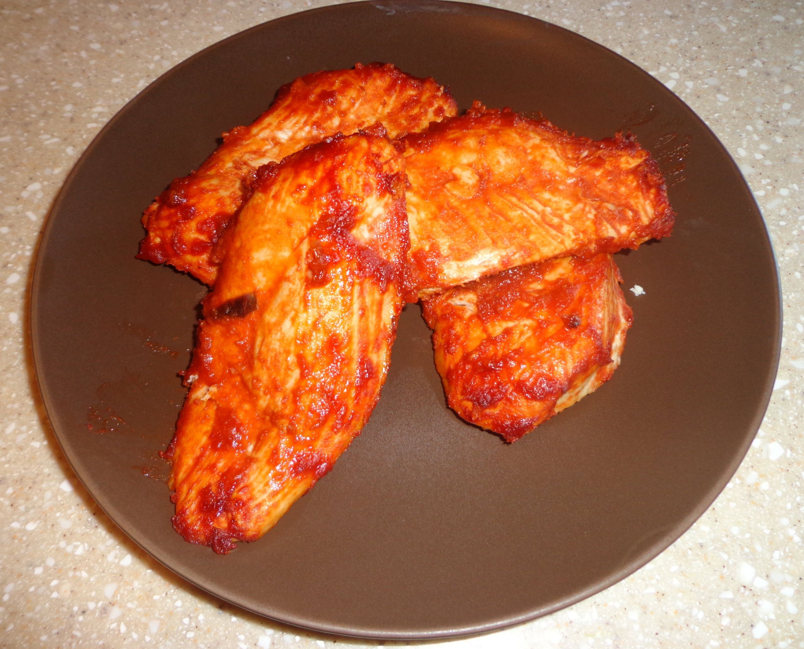 Low Calorie Baked Chicken
 Baked Chicken with Homemade Low Calorie Barbecue Sauce
