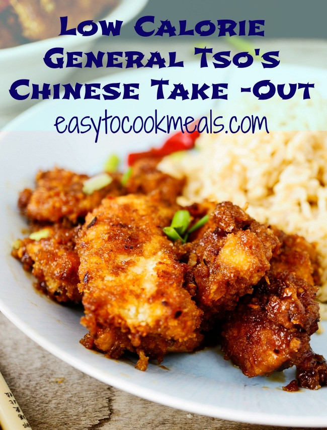 Low Calorie Chicken Dinners
 Low Calorie Chicken Dinner Idea General Tso s Recipe