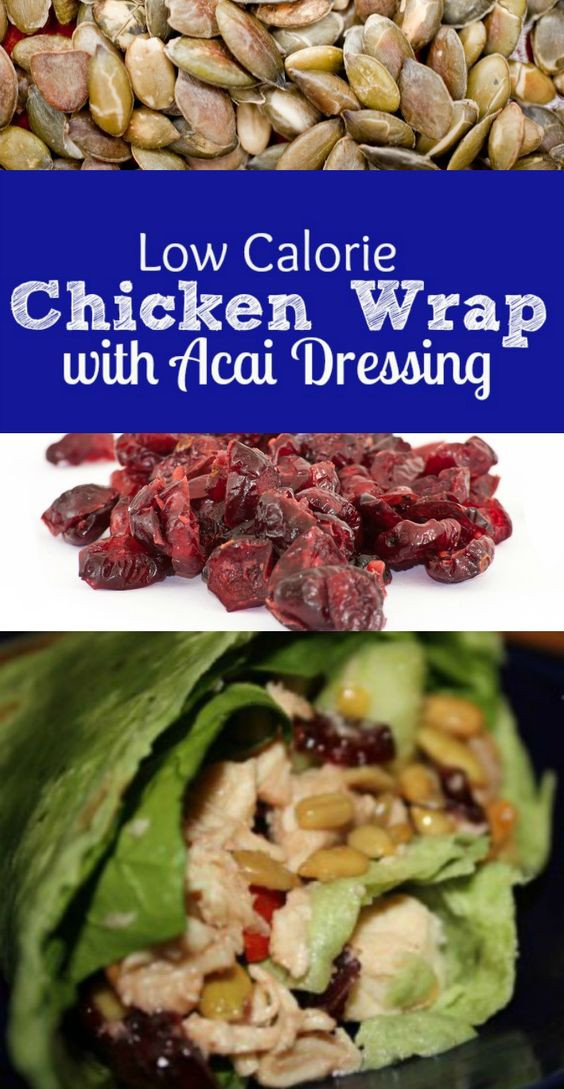 Low Calorie Wraps Recipes
 low calorie acai chicken wrap
