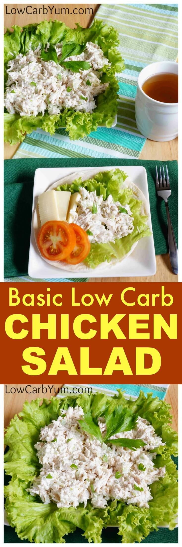 Low Carb Chicken Salad Recipe
 A basic low carb chicken salad recipe that s quick to make