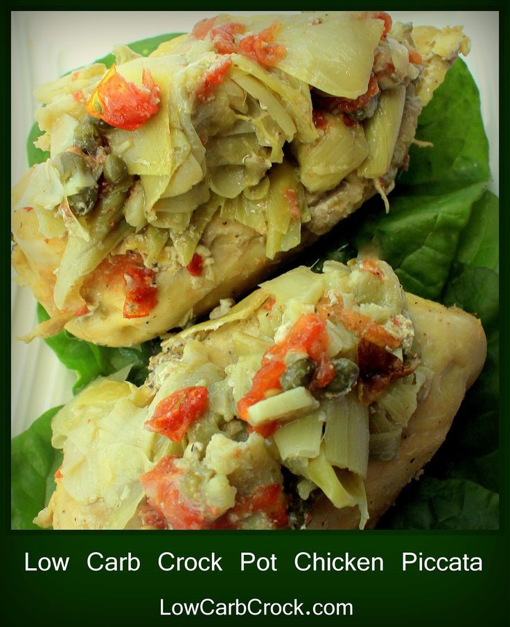 Low Carb Crockpot Chicken Recipes
 Low Carb Crock Pot Chicken Picatta easy no preccoking