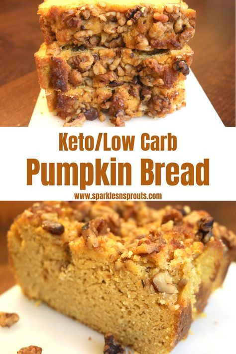 Low Carb Fall Recipes
 Pumpkin Bread Keto Low Carb Recipe