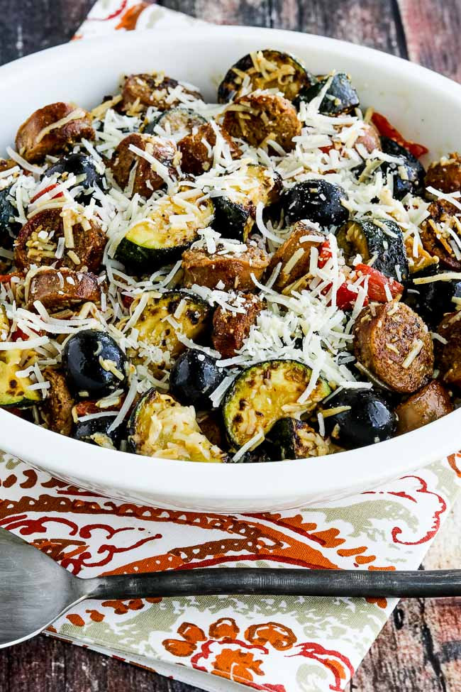 Low Carb Italian Recipes
 No Pasta Low Carb Salad with Zucchini Italian Sausage