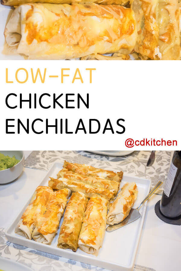 Low Cholesterol Recipes With Chicken
 Low Fat Chicken Enchiladas Recipe