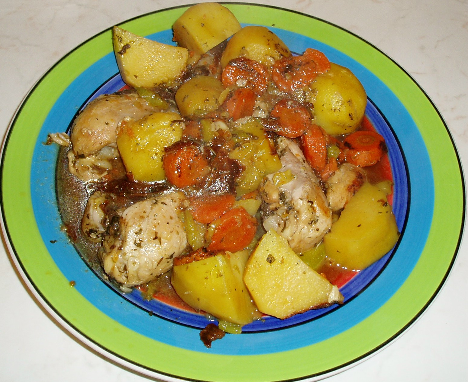 Low Fat Chicken Dinner Recipes
 Bulgarian Village Recipe s Chicken Dinner In A Pot low fat