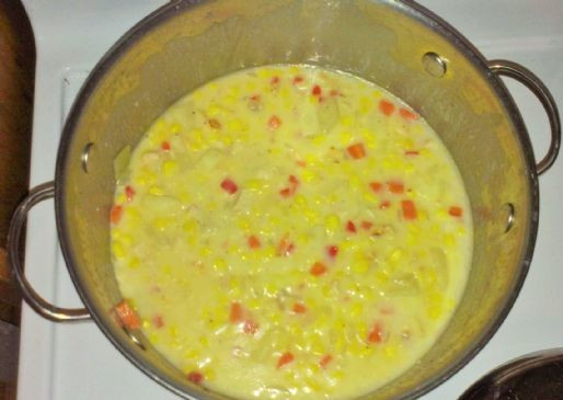 Low Fat Corn Chowder
 low fat potato chicken and corn chowder Recipe