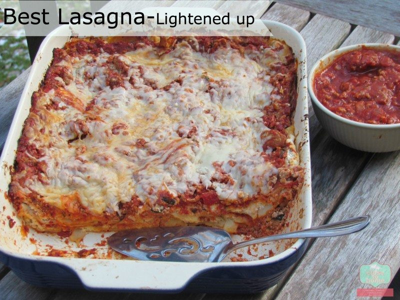 Low Fat Lasagna
 low fat lasagna recipe