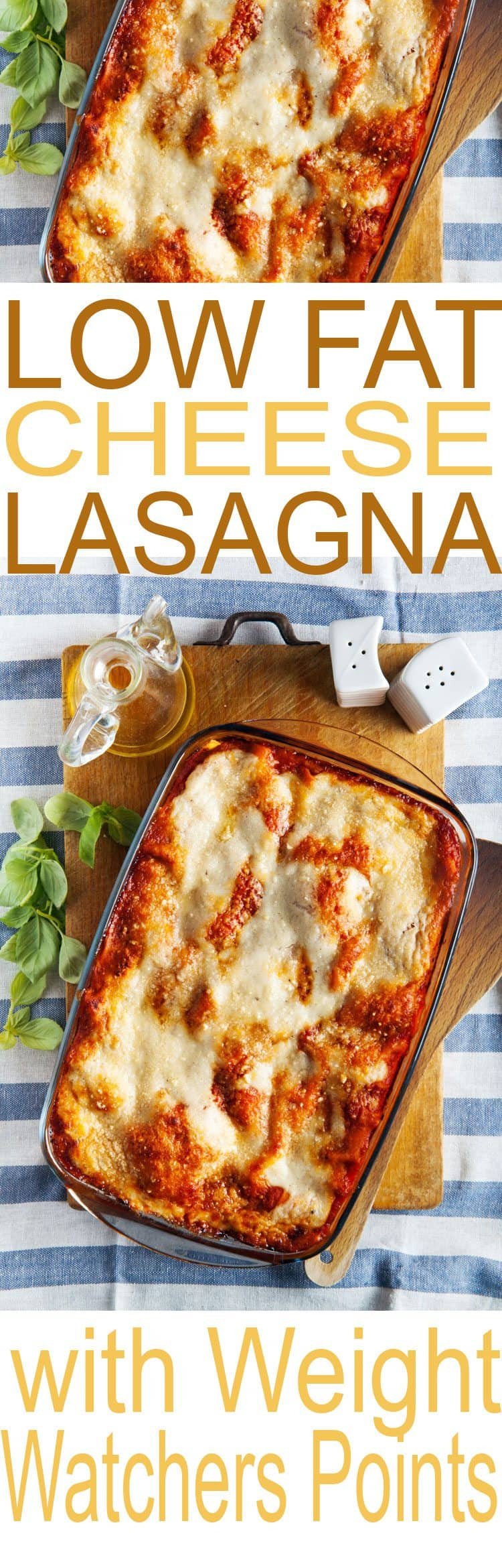 Low Fat Lasagna
 Weight Watchers Easy Cheese Lasagna