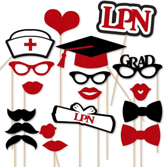 Lpn Graduation Party Ideas
 LPN Nursing School Graduation Party Booth Props 18 pc rn