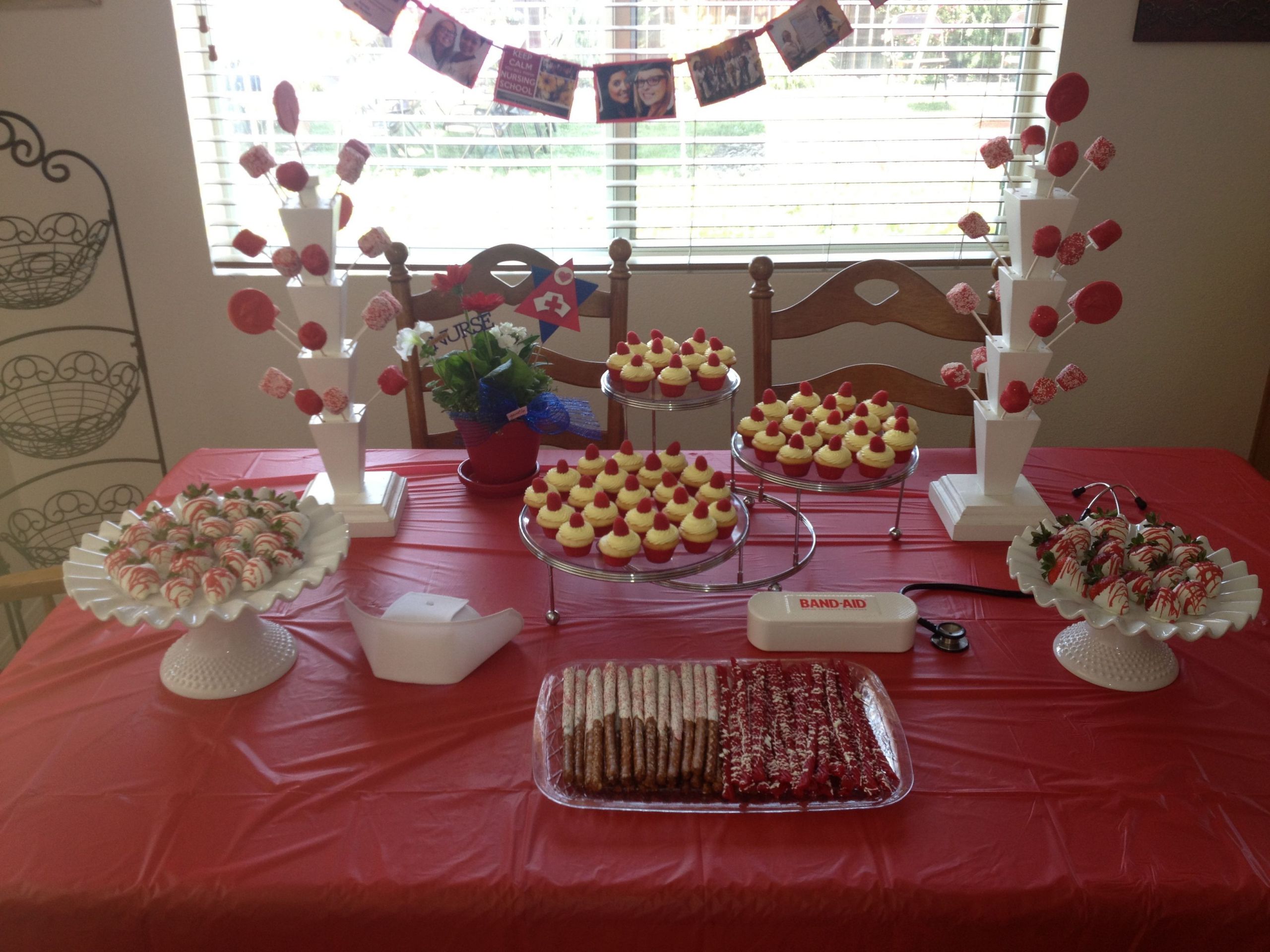 Lpn Graduation Party Ideas
 Dessert table for nursing graduation party