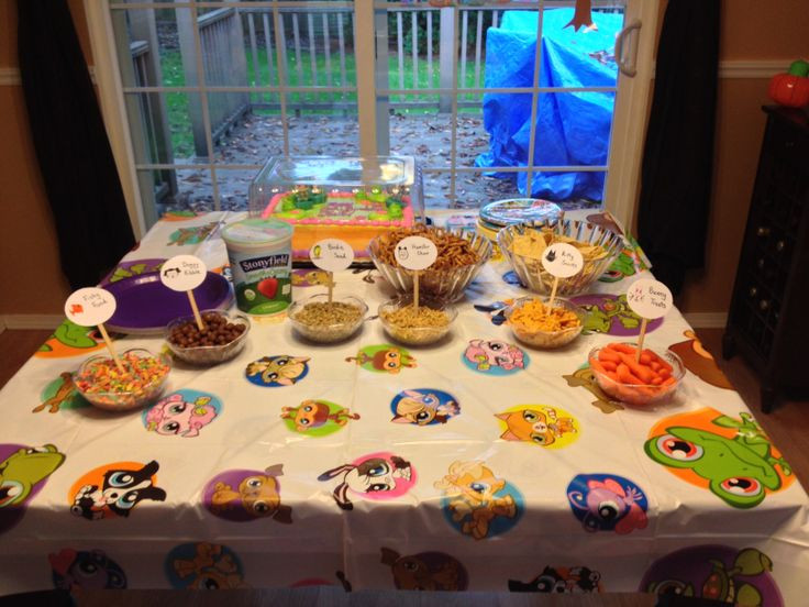 Lps Birthday Party Ideas
 Littlest Pet Shop birthday party We had a yogurt bar with