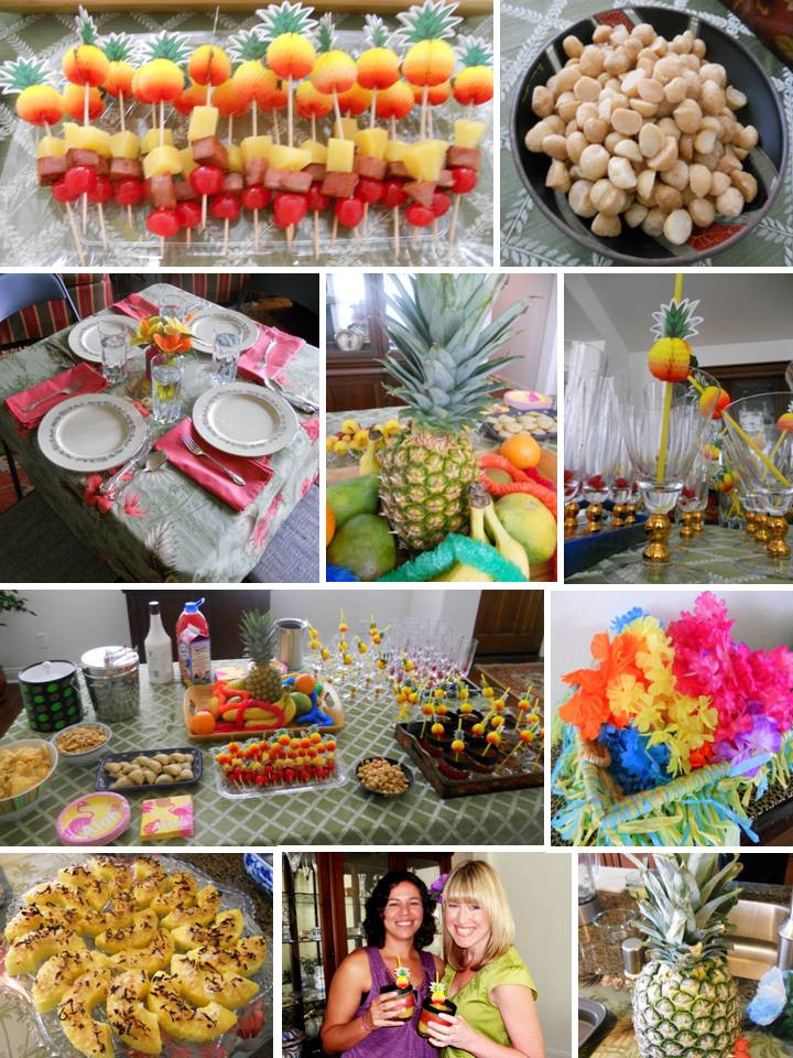 Luau Beach Party Ideas
 Newlyweds Next Door Mother s Day Luau Bridal Shower and